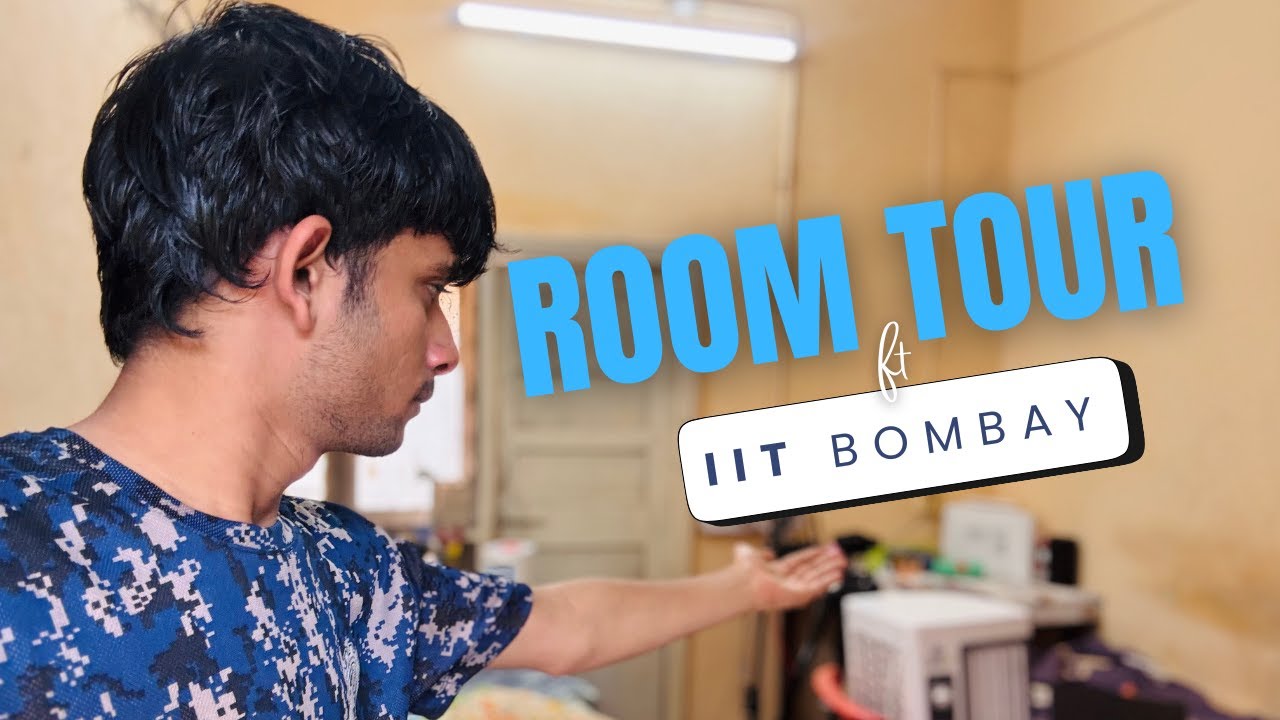 Come Inside My IIT Bombay Hostel Room 🥵 | Full Tour #iitbombay