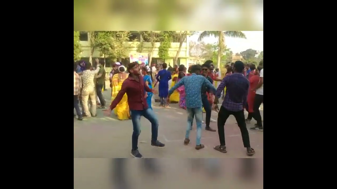 Vivekananda mahavidyalaya !! basanta utsov 🥰!! clg festival 😎🔥🤟