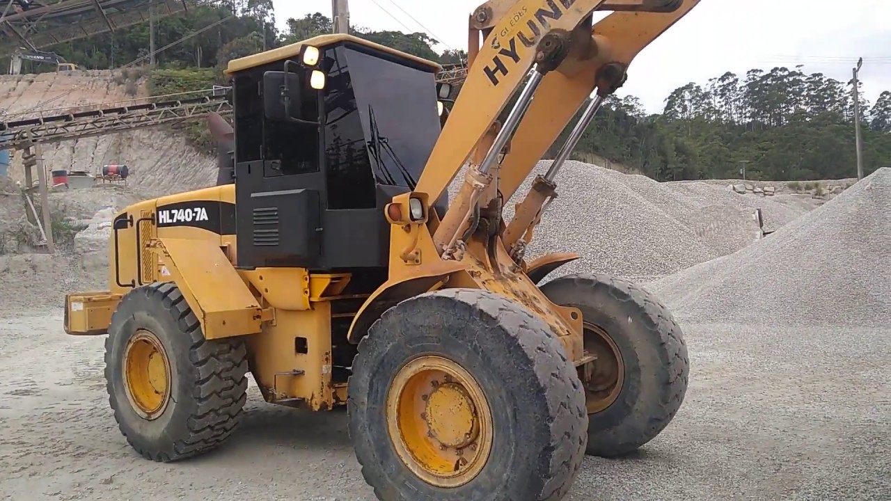 Pá Carregadeira Hyundai HL740-7a