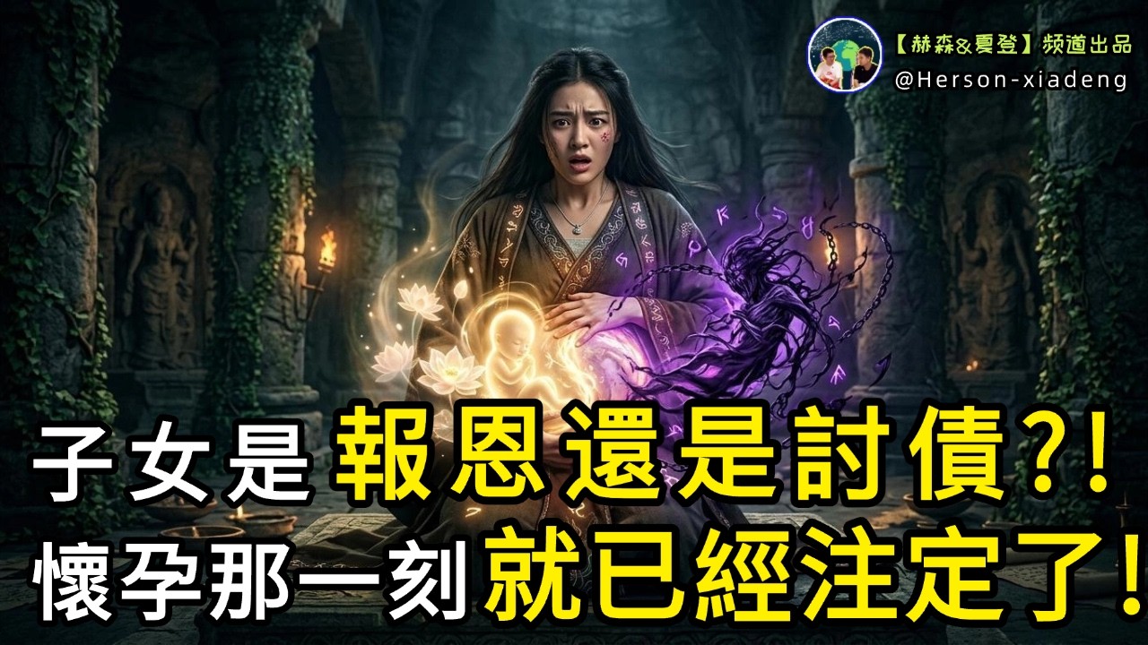 夫妻無意對話竟影響懷胎4月的胎兒?!孩子長大變成討債冤家?揭開親子關系糾纏的真相!|赫森&夏登