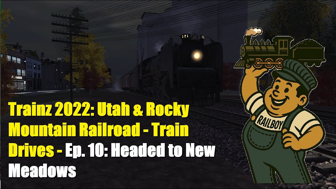 Trainz 2022 Train Drives   The Flyer Ep 10: Headed to New Meadows