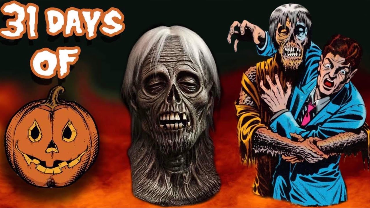 Quicksand Zombie mask Tales from the Crypt | 31 Days of Trick or Treat