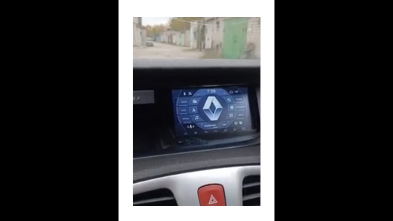 планшет вместо том том Рено Сценик 3