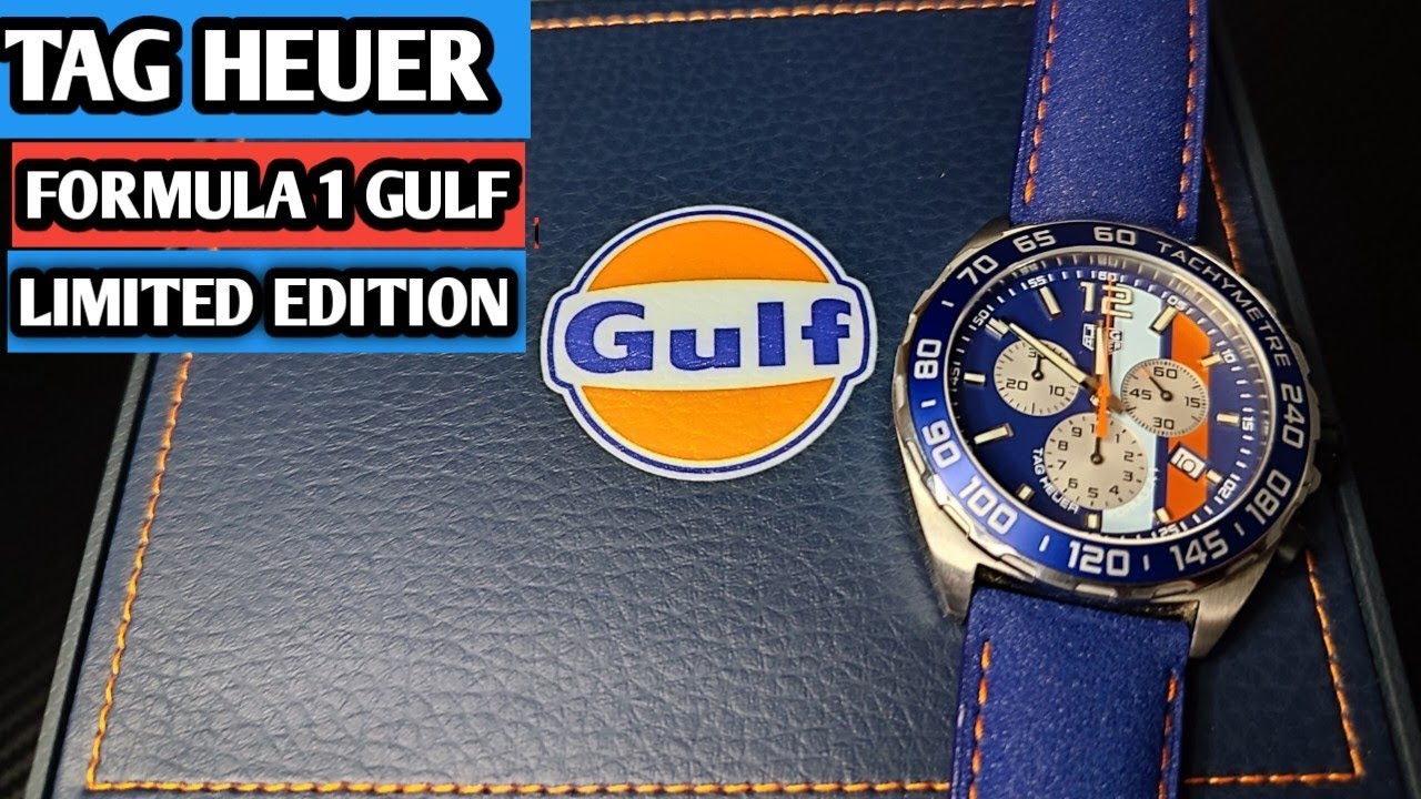 tag heuer formula 1gulf unboxing,Tag heuer gulf special