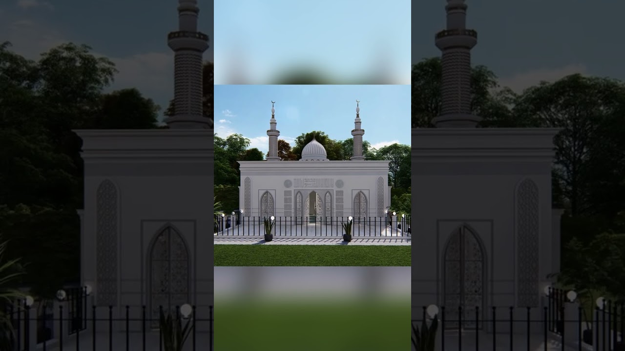 Beautiful small masjid design | #shorts