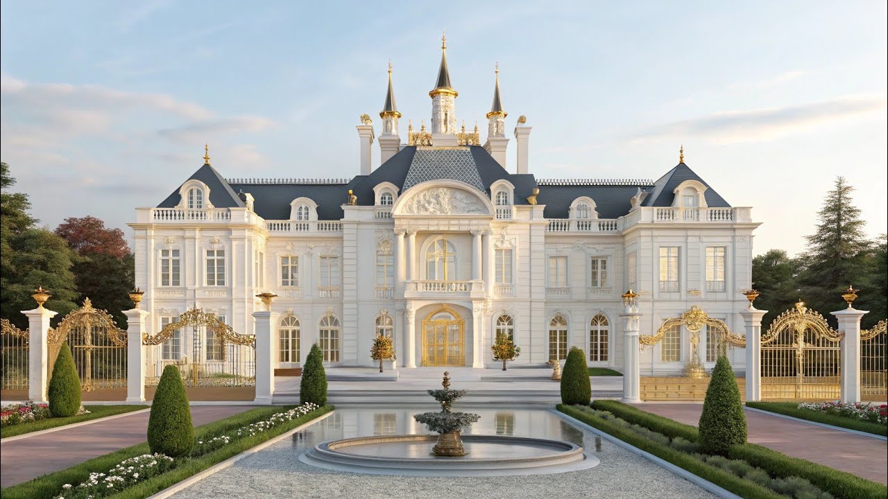 8 February🌿 2026Royal Digital 🏡🌿 Palace Mansion Tour | White & Gold   🏘️ Ultra-Luxury Living Tour 🏡