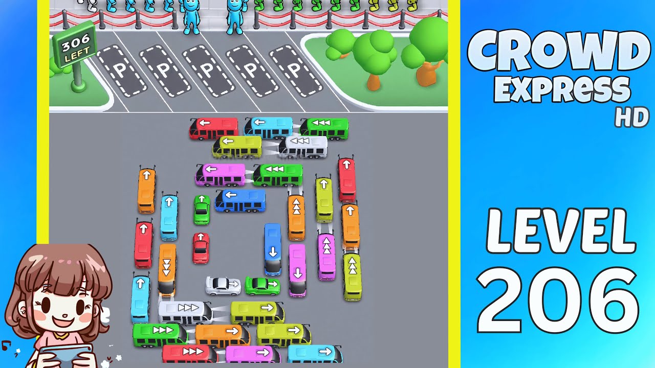 Crowd Express Level 206 Solution Walkthrough