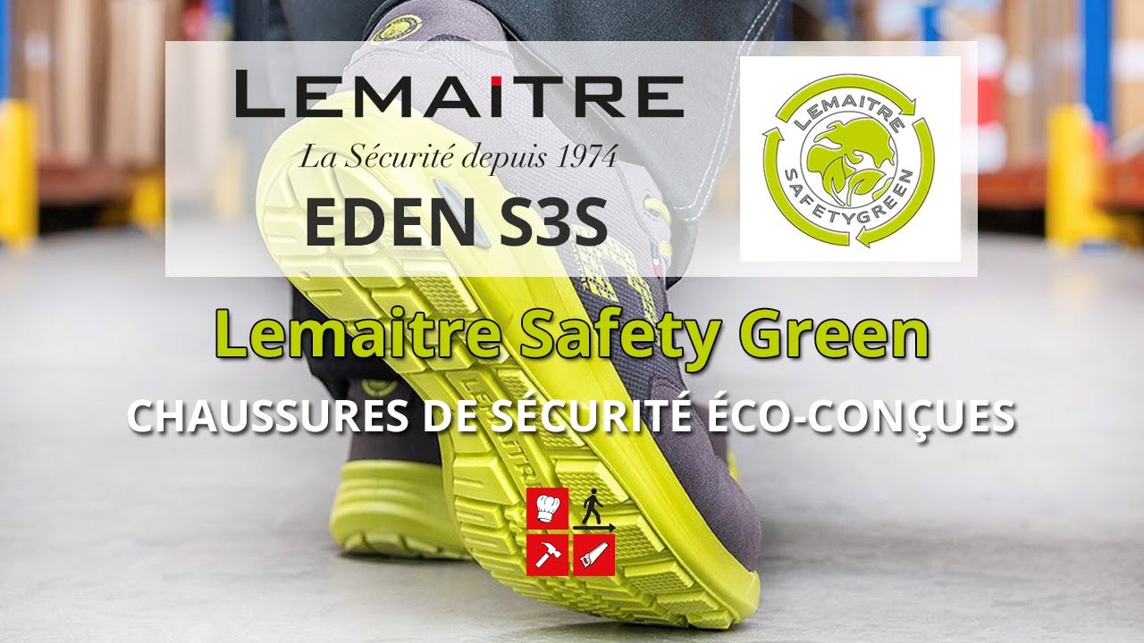 Baskets de sécurité EDEN Lemaitre Safety Green (LSG)