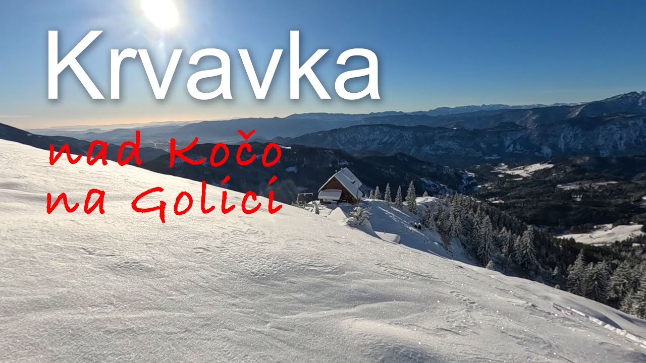 Skiing Powder on Golica (Krvavka) #snow #powder #skiing