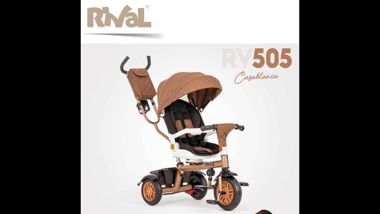 Rival Rv505 Casablanca Ebeveyn Kontrollü 3 Tekerli Çocuk & Bebek Bisikleti