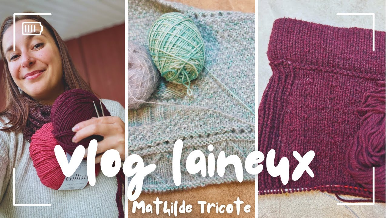 Vlog tricot : On débute la jupe !