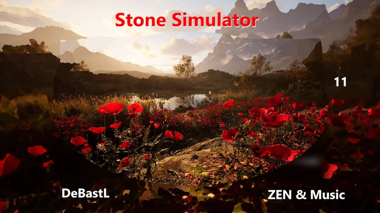 Stone Simulator - Just Be a Rock | 11 | Relaxen, Träumen, ASMR, Yoga, Entspannen | ZEN & Music
