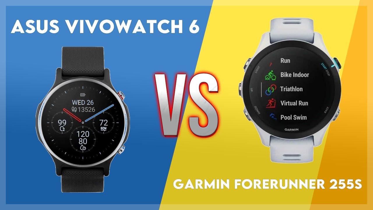 Asus VivoWatch 6 vs Garmin Forerunner 255S Comparison