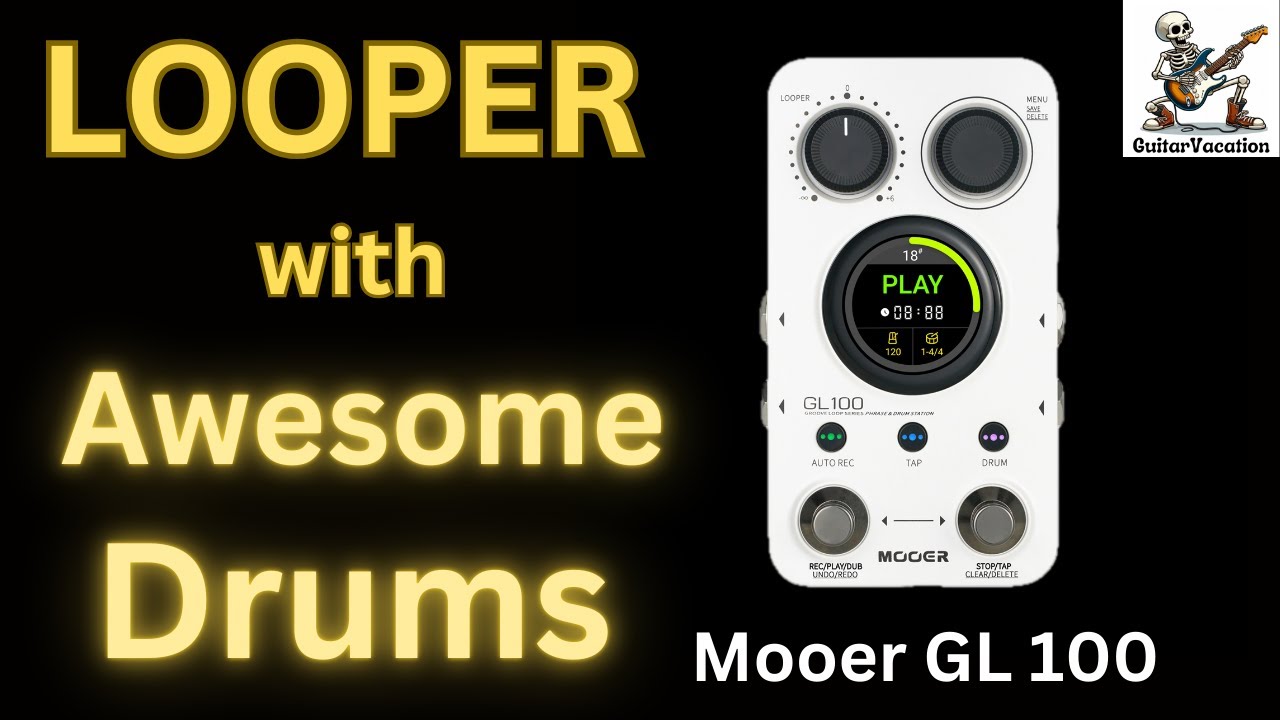 Looper with Awesome Drums - Mooer GL100