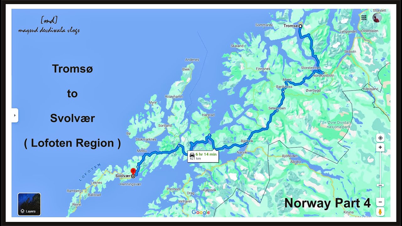Tromsø to Svolvær in Car I Road Trip I Lofoten I Lapland I Arctic Circle I Norway Part 4