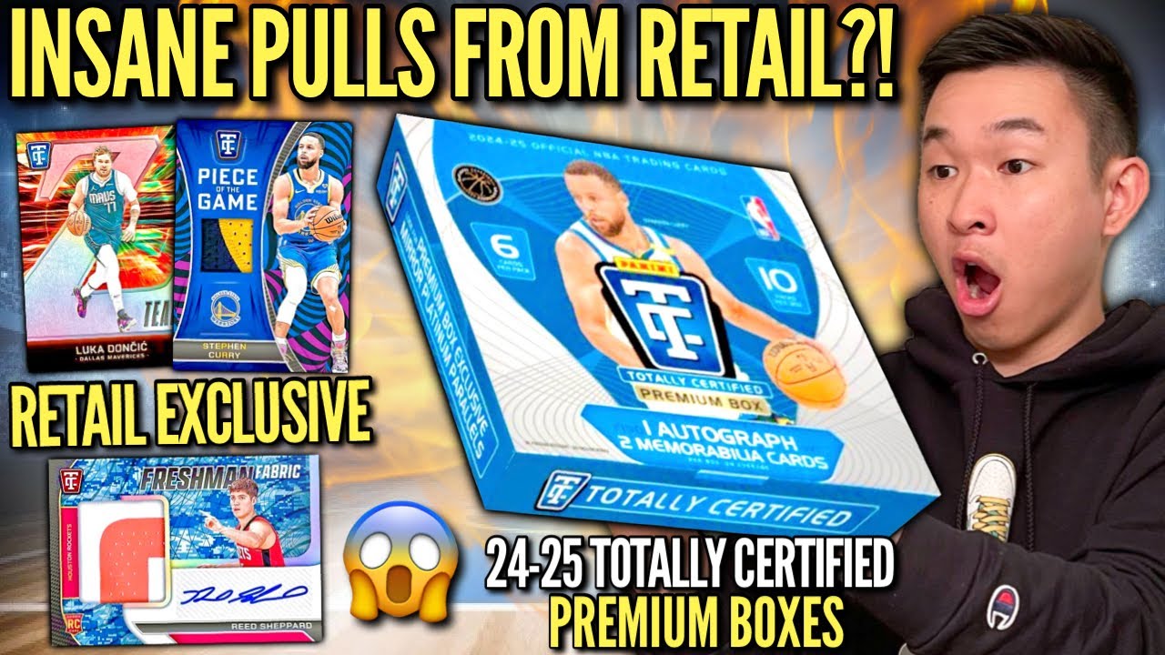 THE BEST PRODUCT EVER?! 😱🔥 2024-25 Panini Totally Certified Basketball Retail Premium Box Review