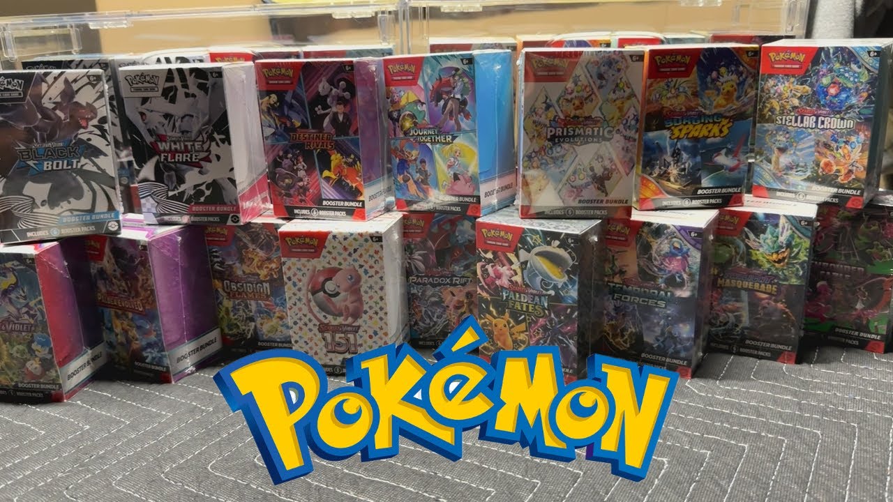 Opened Every  Scarlet & Violet pokemon Booster Bundle Ever Released 🤯Total of $2,000 worth #pokemon 