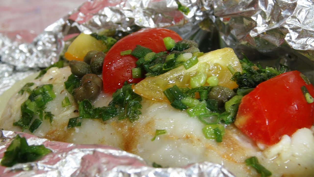 Receita de peixe no papillote