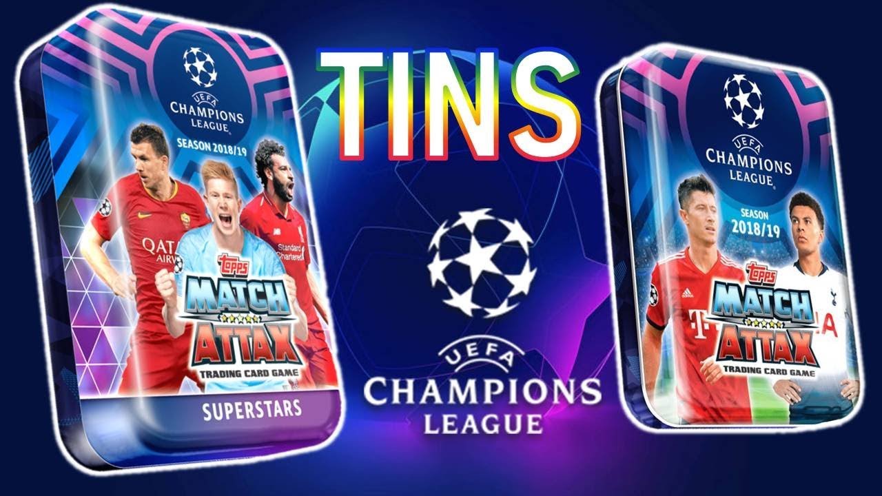 GRANDES CARDS!!! MEGA + MINI TINS Champions League 2018/19