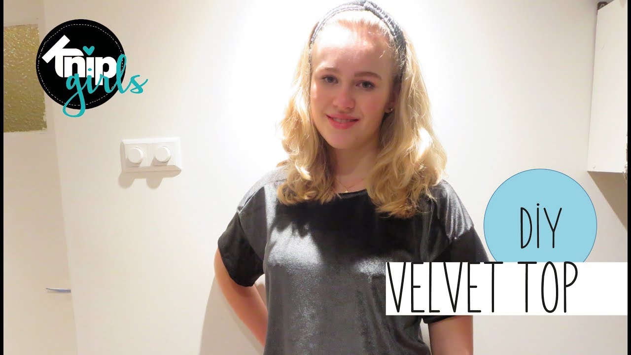 DIY velvet top | KNIPgirl Sarah