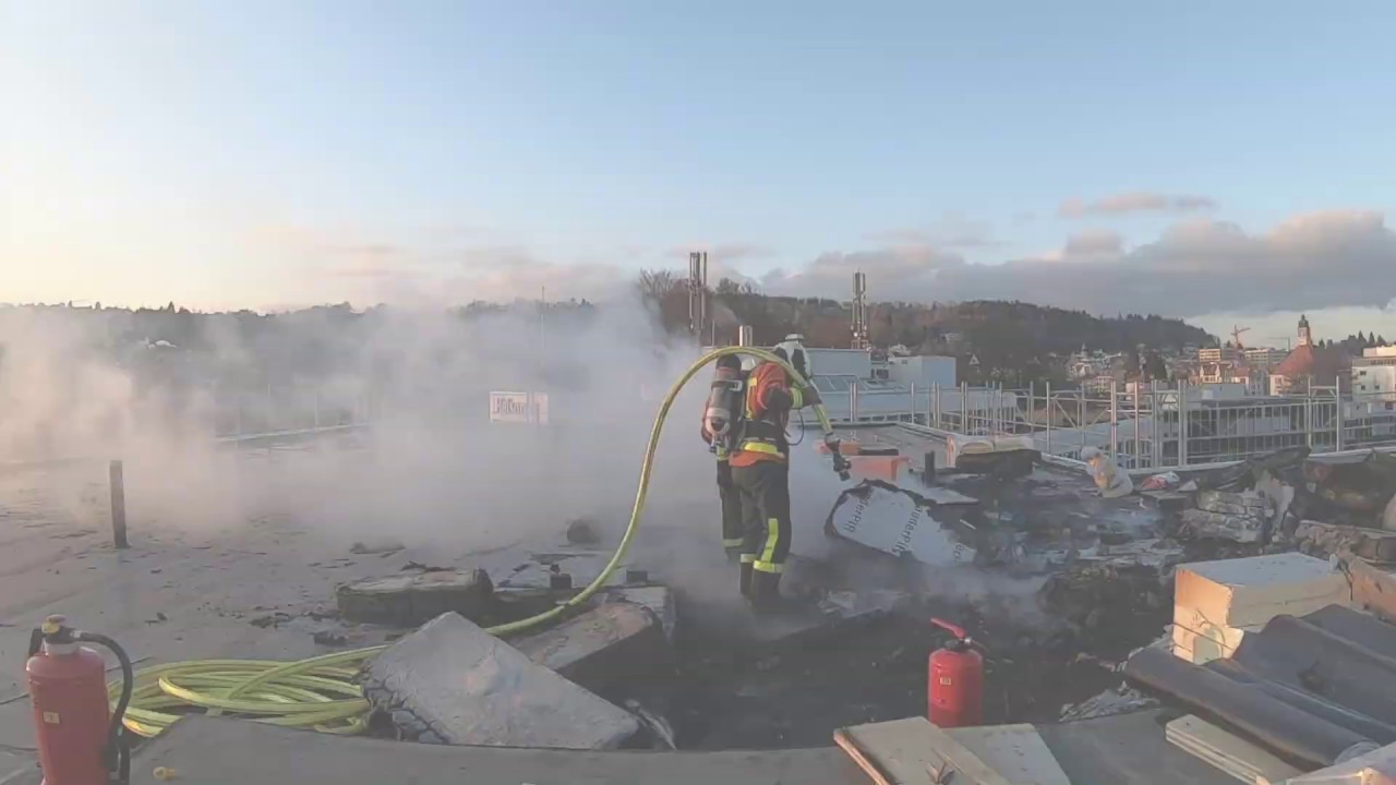 Mit der Feuerwehr St.Gallen im Einsatz