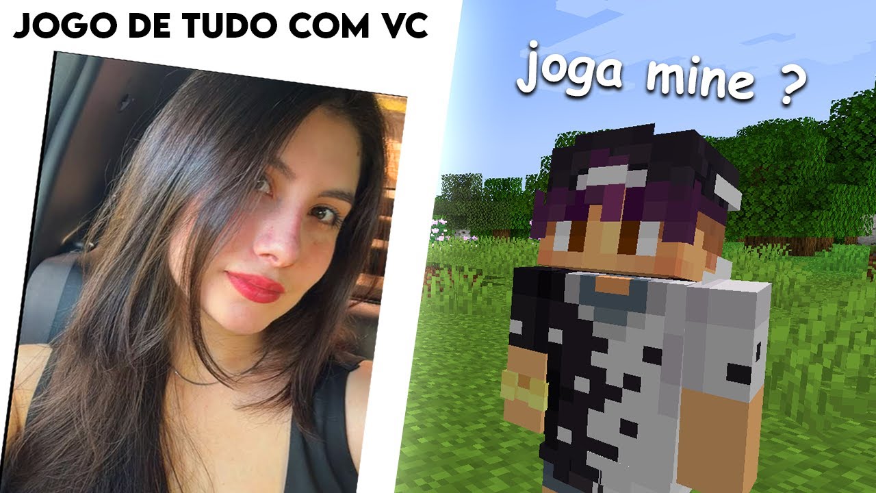 Contratei uma mulher para jogar terror no Minecraft