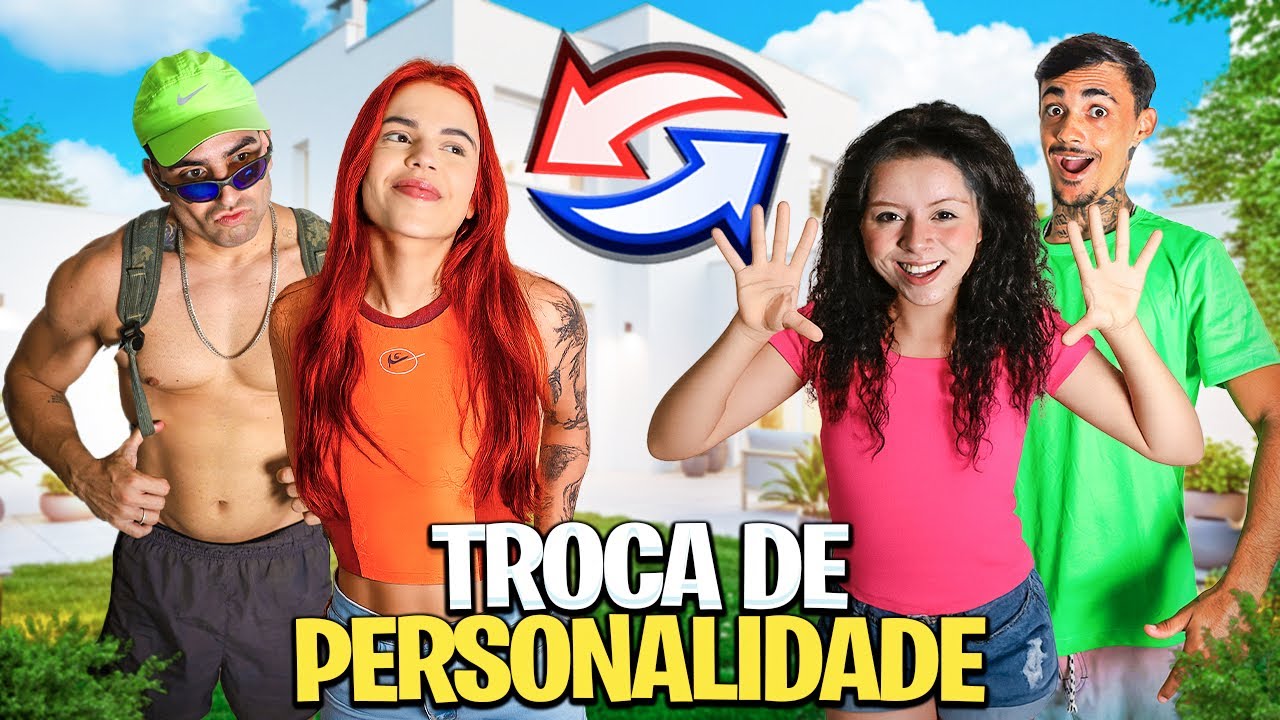 TROCAMOS DE PERSONALIDADE POR 24 HORAS *Troca de casal