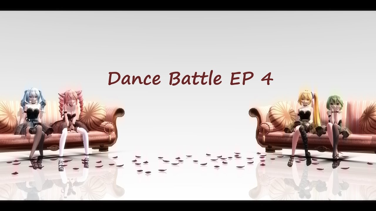 [MMD Dance Battle EP 4] Miku and Teto VS Neru and Gumi ( Please watch in HD )