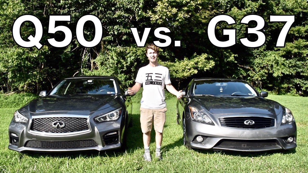 INFINITI G37 против Q50 — различия и сравнение