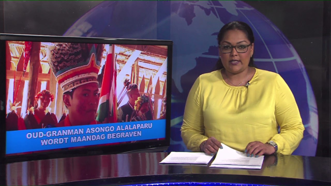 Oud granman Asongo Alalaparu wordt maandag begraven STVS JOURNAAL 27 nov  2021