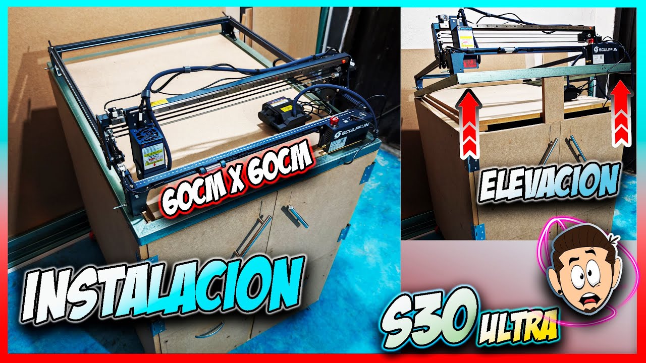 COMO INSTALAR CNC LASER | SCULPFUN S30 Ultra 33W |ENSAMBLE  BUENA CALIDAD ✅ | #wallypeimbert