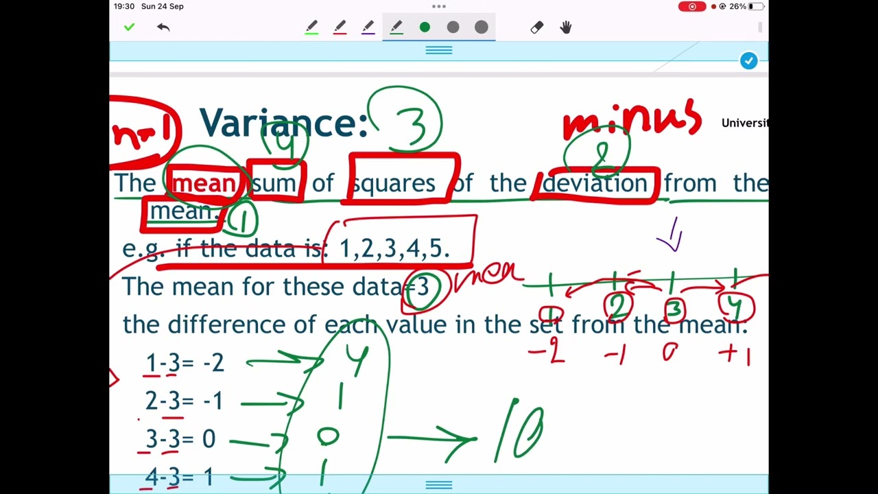 RM3 - Mathematical presentation of data - part 2
