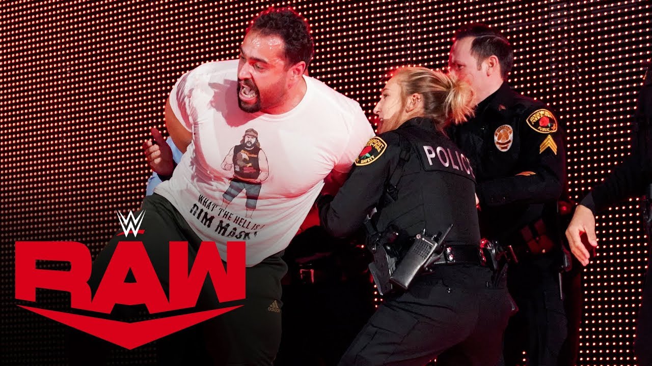 Rusev is arrested after unloading on Bobby Lashley: Raw, Nov. 25, 2019