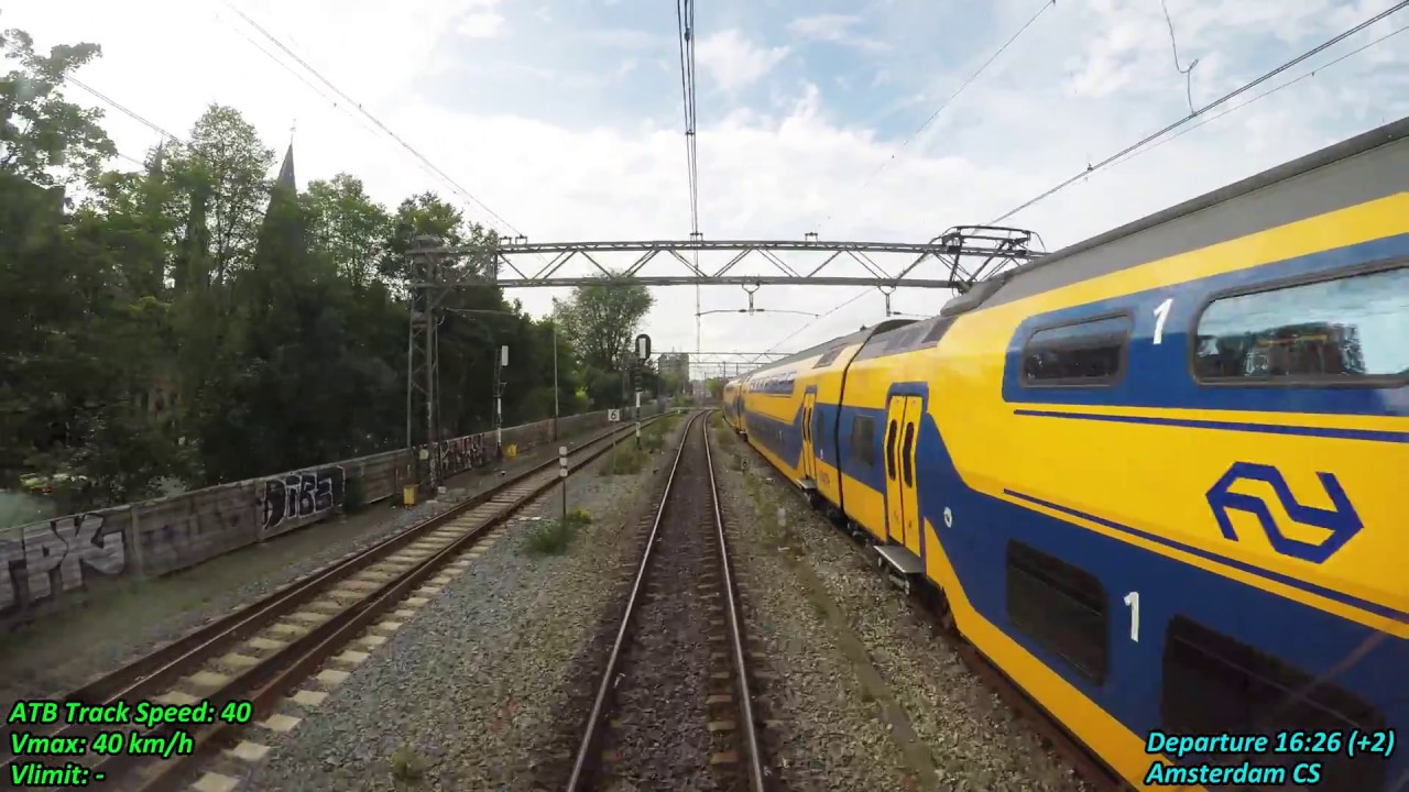 Train Cab Ride NL / Amsterdam – Haarlem – Zandvoort aan Zee / SGM Sprinter / Sep 2017