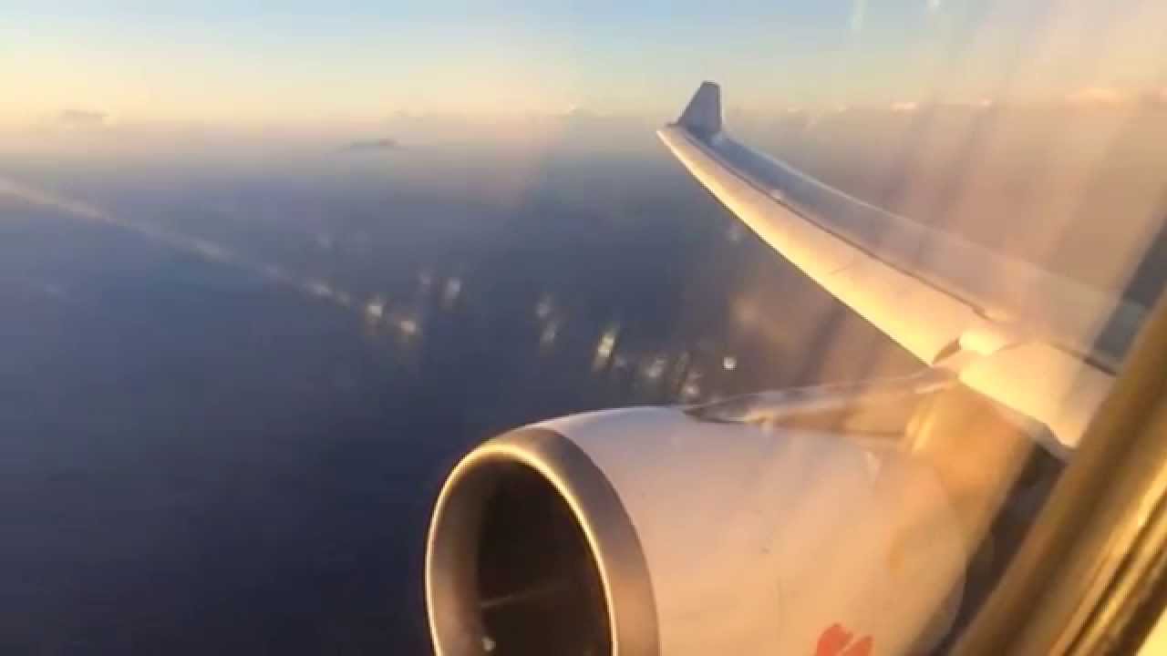 Décollage Tahiti Faa'a Aircalin A330-200