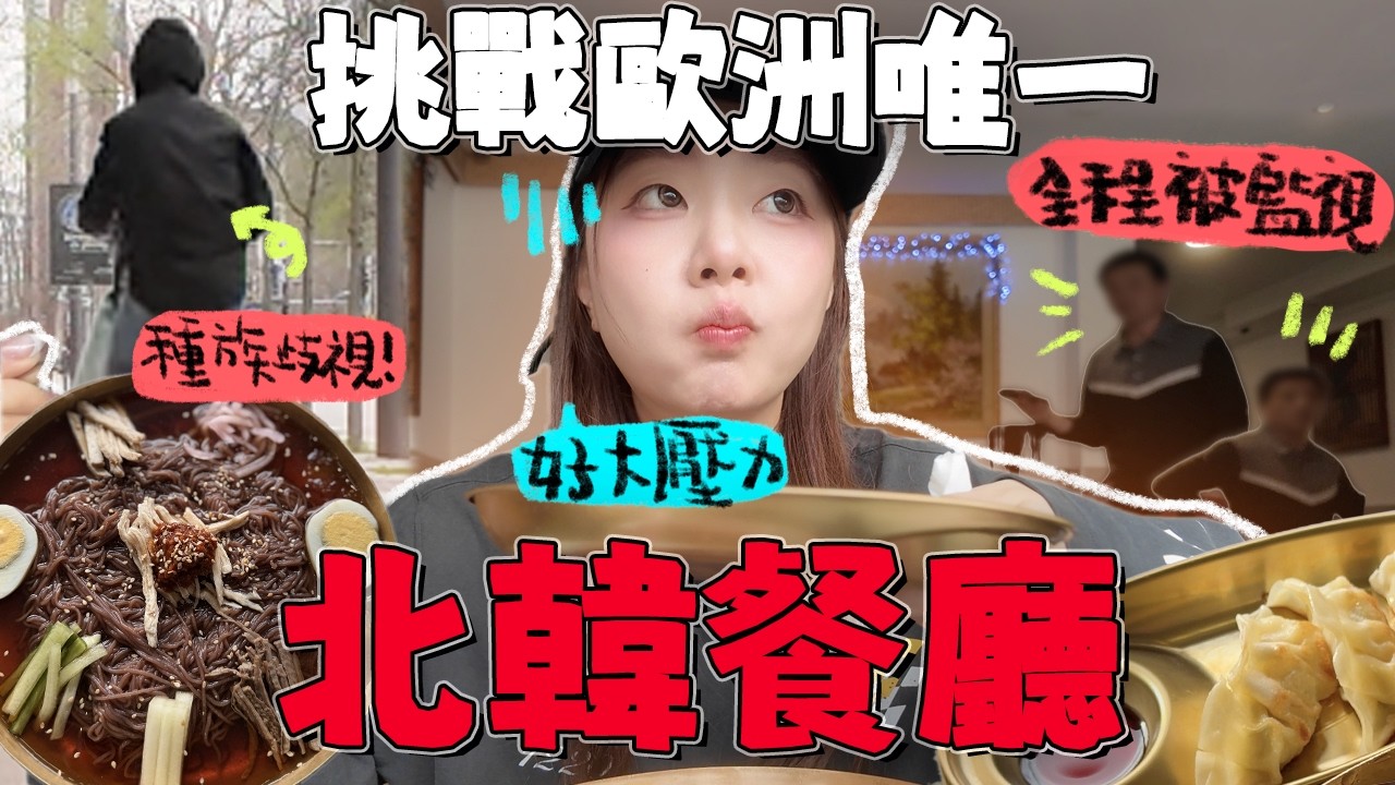 🇫🇷🇰🇵挑戰歐洲唯一的北韓朝鮮餐廳～傳說中的平壤冷麵！然後在街頭被種族歧視‼️ ｜Ah Veee