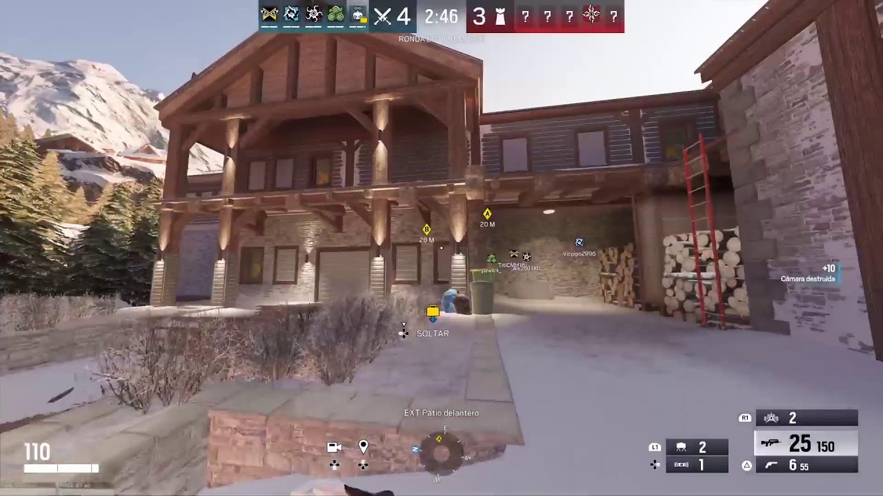R6 con el malo, el bot y el manco