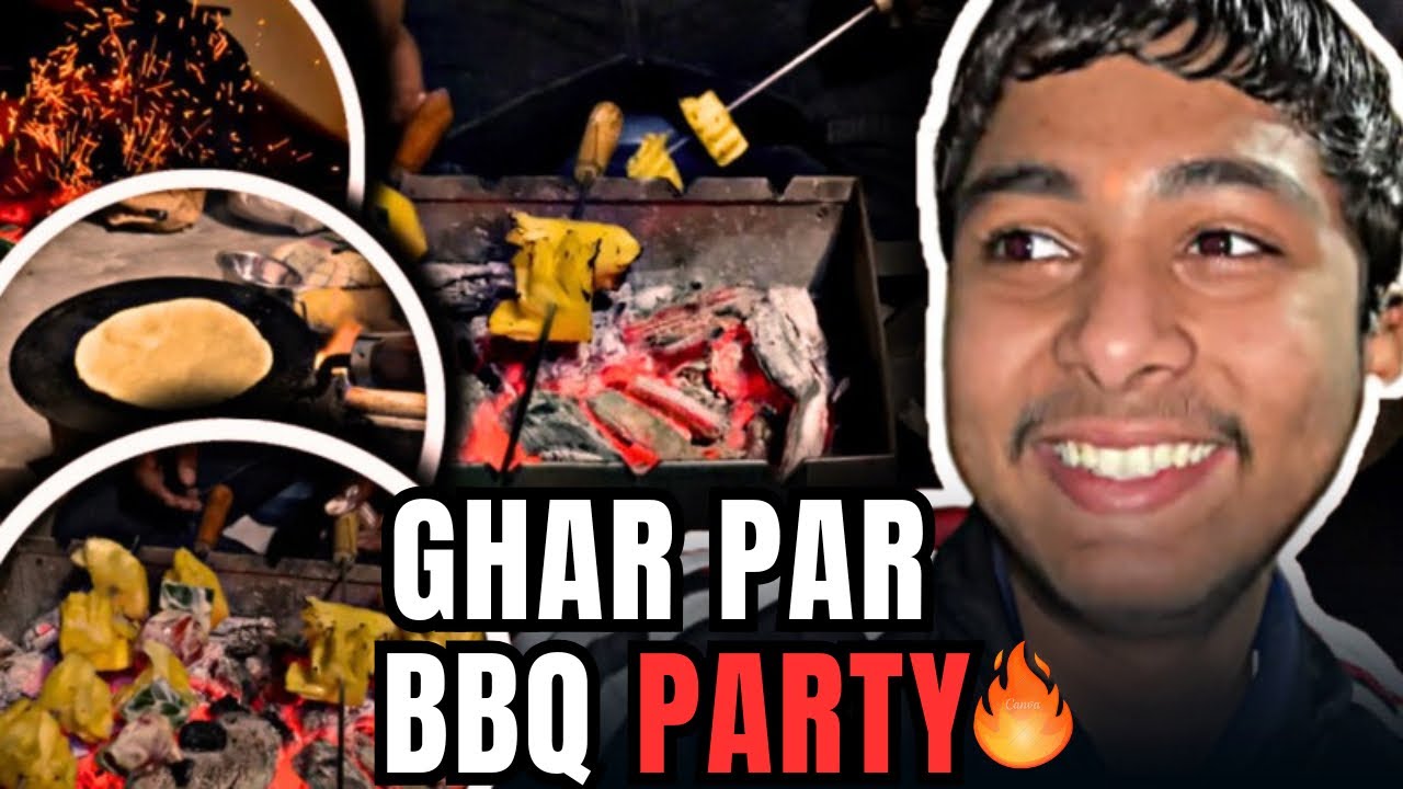 Ghar Par BBQ Night 🔥||Day93||anujbhardwajvlogs
