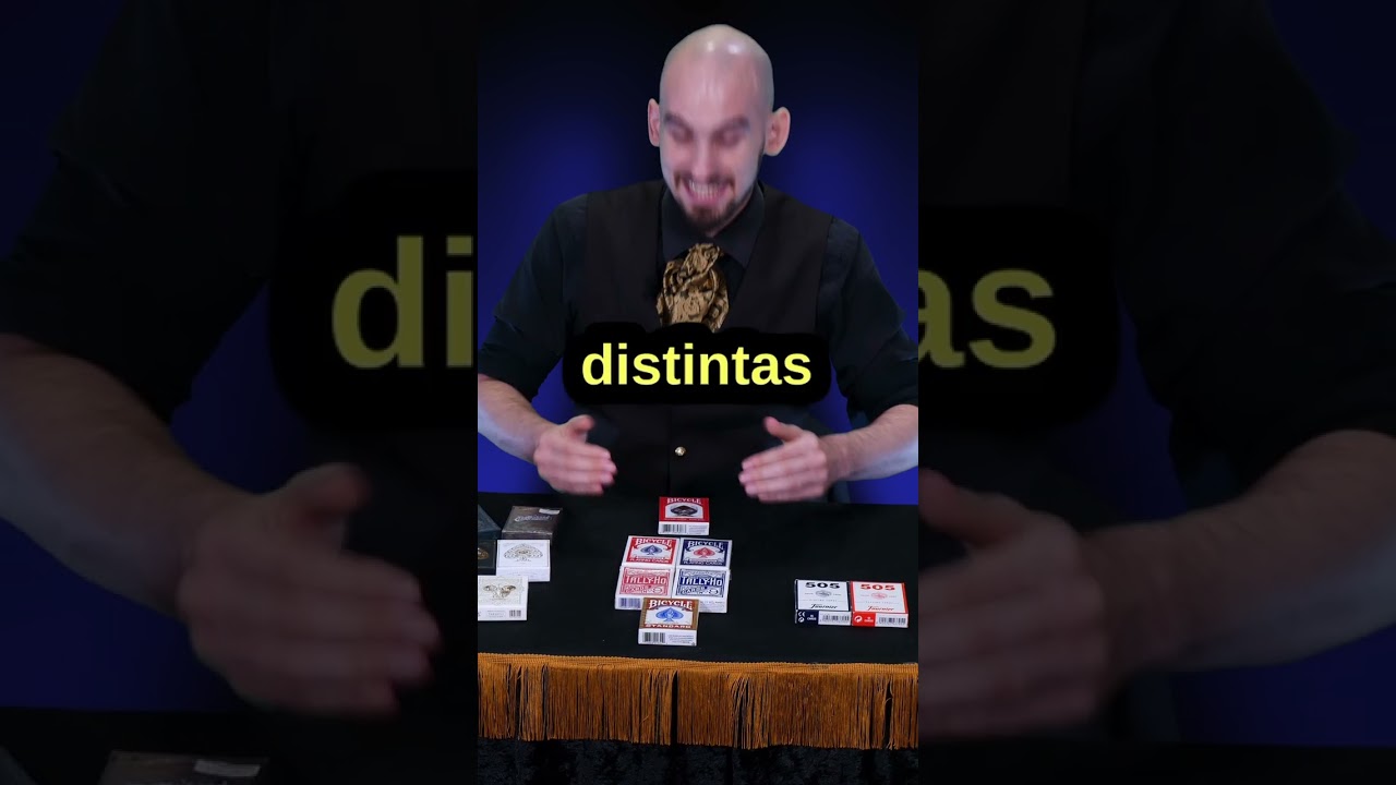 Los tipos de baraja más usados (Bicycle | Fournier | Ellusionist)