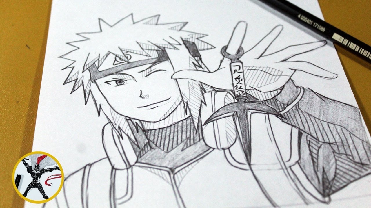 How to Draw Minato Namikaze Step by Step – Easy Anime Sketch for Beginners