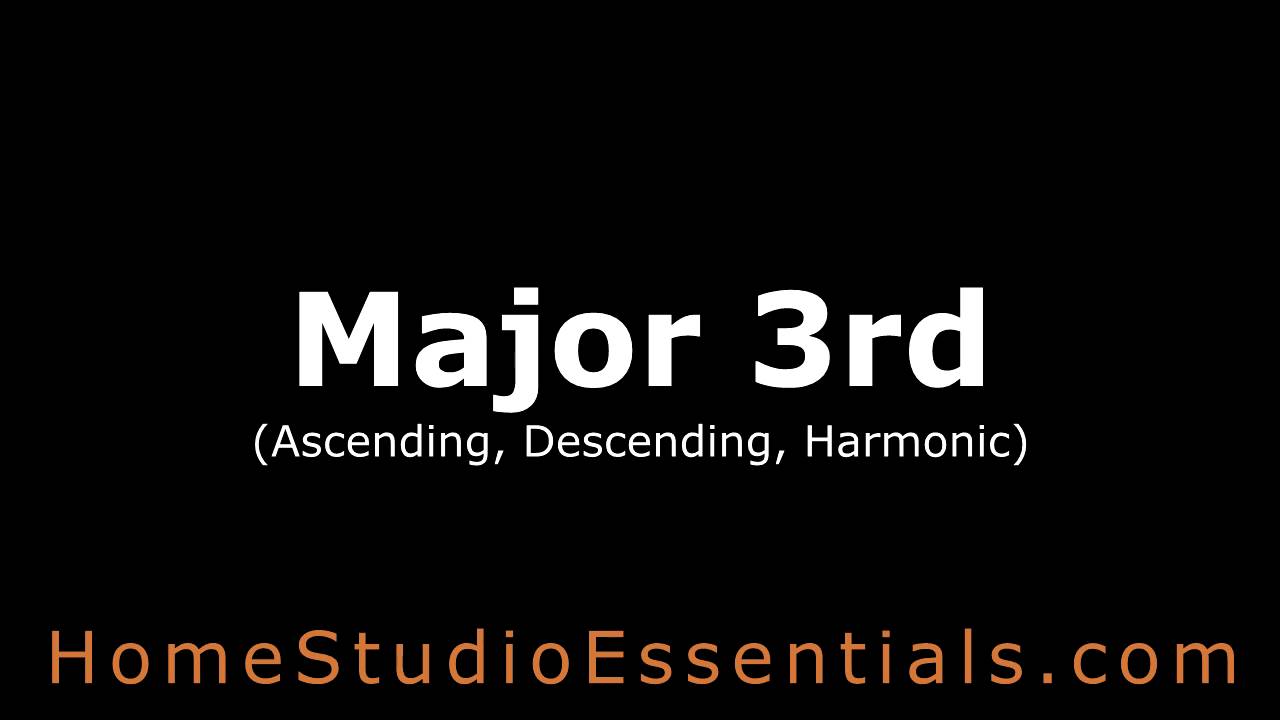 Ear Training: Major 3rd Interval (Ascending, Descending, Harmonic)