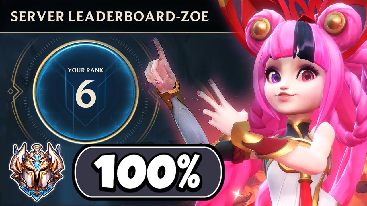Challenger Zoe stomping on Legendary Rank Mode! (0 Death) - Build & Runes - Wild Rift Gameplay