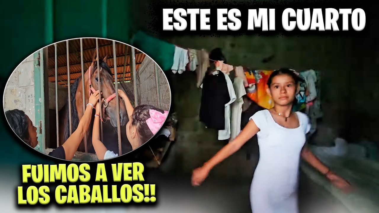 Heidy nos da UN TOUR de su humilde hogar y nos muestra su cuarto. Fuimos a las caballerizas.