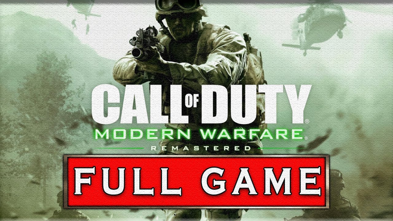 COD MODERN WARFARE REMASTERED Gameplay Walkthrough FULL GAME [1440p PC] - No Commentary