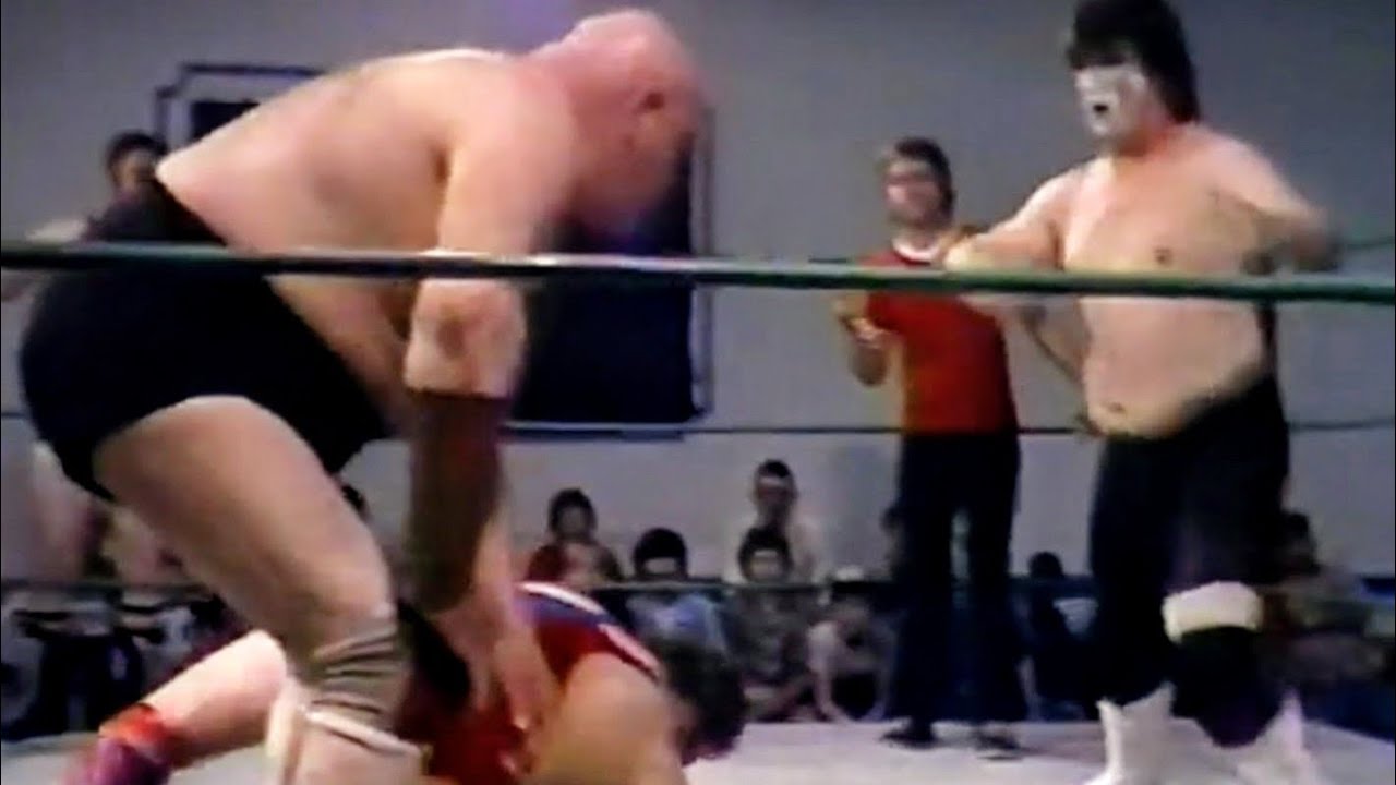 WWE WVR NAWA BRUTE BERNARD BUNNY SHANE VS SUPER ROCKER KENRUFF 1983 QUEBEC CANADA REMASTERED4K60FPS 