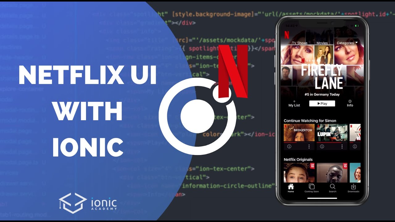 Building the Netflix UI with Ionic