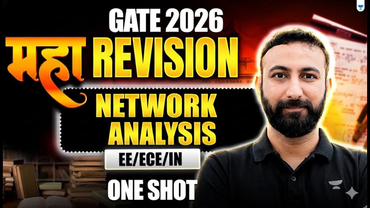 GATE 2026 महा REVISION 🔥 | Network Analysis One Shot | EE/ECE/IN | Aditya Kanwal Sir