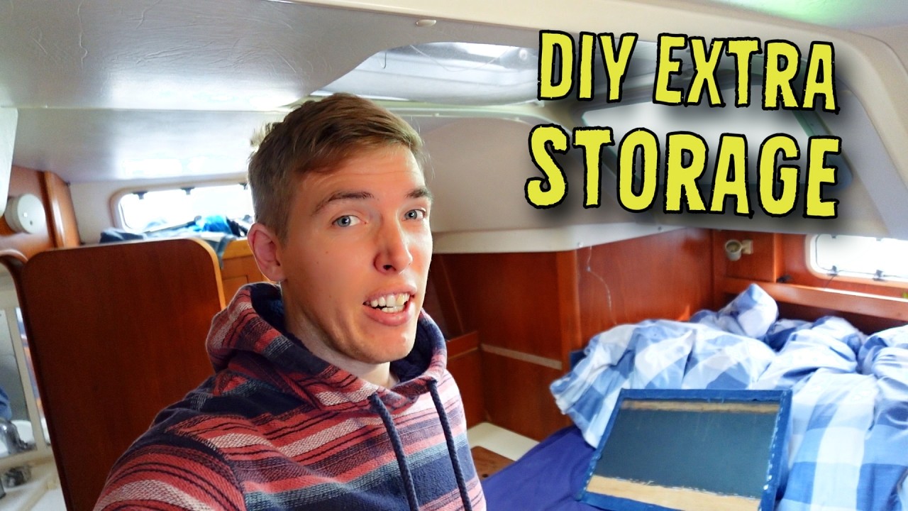 EASY WAY to Add Storage to a Sailboat WITHOUT Destroying It! | Ep.183