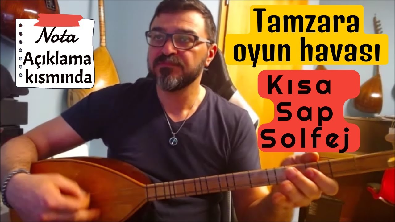 Tamzara Kısa Sap Solfej #türkü #bağlamadersi #bağlamasolfej #saz #solfej