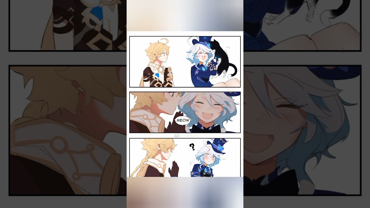 Furina X Aether Jealous #genshin #shorts